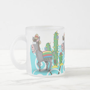 Mexikanischer Esel Mattglastasse