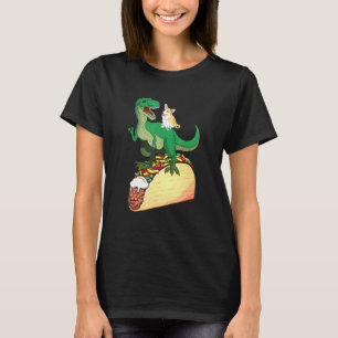 Mexikanischer-Essen-Taco-T-Rex-Corgi-Hundebesitzer T-Shirt