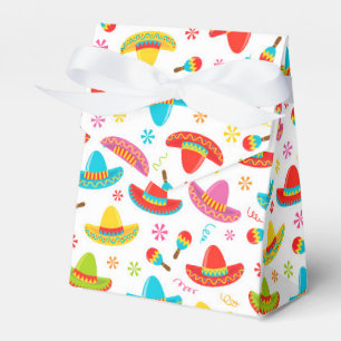 Mexikanischer Fiesta-Bevorzugungs-Kasten Geschenkschachtel
