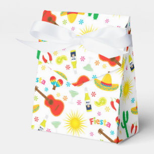 Mexikanischer Fiesta-Bevorzugungs-Kasten Geschenkschachtel