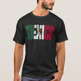 Mexikanischer Flaggenprimus - Vintages Design T-Shirt
