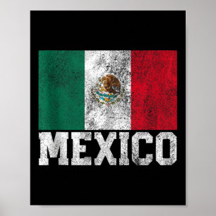 Mexikanischer Flaggenstaat Cinco De Mayo Nationale Poster