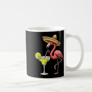 Mexikanischer Flamingo Sombrero Margarita Cinco de Kaffeetasse