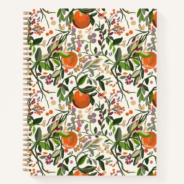 Mexikanischer Frühlingsgarten Notizbuch (Vorderseite)