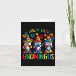 Mexikanischer Gnom Sombrero Gnomingos 3 Gnome Cinc Karte