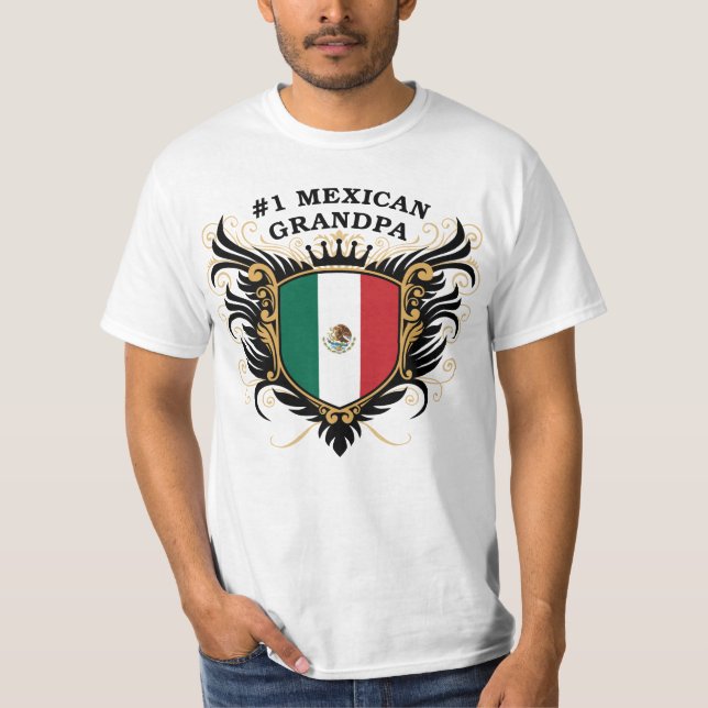 Mexikanischer Großvater der Nr.-eine T-Shirt (Vorderseite)