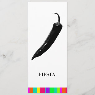 Mexikanischer heißer Pfeffer der Fiesta-Party Einladung