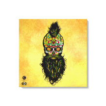 Mexikanischer Hipster Skulls-Bärenkopf