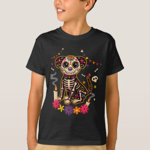Mexikanischer Hundetag des Regierungsagentenskelet T-Shirt