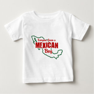 Mexikanischer Junge Baby T-shirt