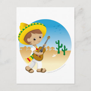 Mexikanischer Junge Postkarte