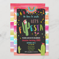 Mexikanischer Kaktus-1. erster Fiesta-Geburtstag