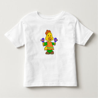 Mexikanischer Kick-Cartoon | Hintergrundfarbe ausw Kleinkind T-shirt