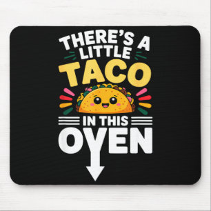 Mexikanischer kleiner Taco in diesem Ofen Cinco de Mousepad