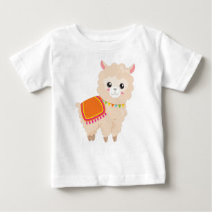 mexikanischer Lama, Niedlicher Llama, Niedlich Alp Baby T-shirt