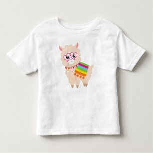 Mexikanischer Llama, Niedlicher Llama, Niedlich Al Kleinkind T-shirt