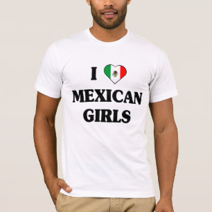 Mexikanischer Mädchen-T - Shirt der Liebe I