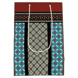 mexikanischer Patchwork-Stil 3 Mittlere Geschenktüte