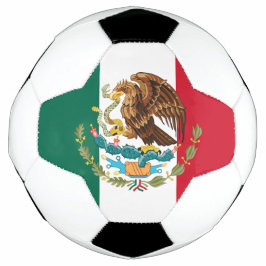 Mexikanischer Pride Futbol: Mexikanische Flagge un Fußball