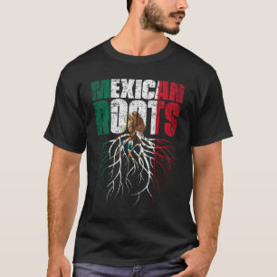 Mexikanischer Roots Mexico Heritage Flag T-Shirt