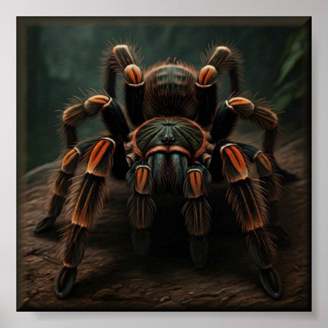 Mexikanischer Rotknie Tarantula Poster (Vorne)