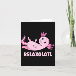Mexikanischer Salamander Axolotl Karte