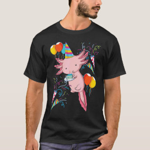 Mexikanischer Salamander Geburtstagsparty Amphibie T-Shirt