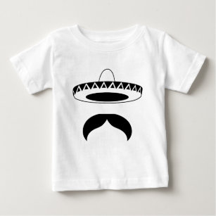 mexikanischer Schnurrbart Baby T-shirt