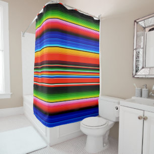 Mexikanischer Serape-Design-Duschvorhang Duschvorhang