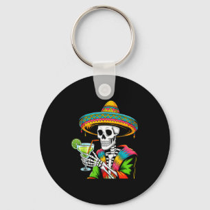 Mexikanischer Skelett-Sombrero Cinco de Mayo Mexik Schlüsselanhänger