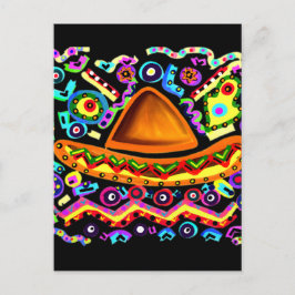 Mexikanischer Sombrero Postkarte