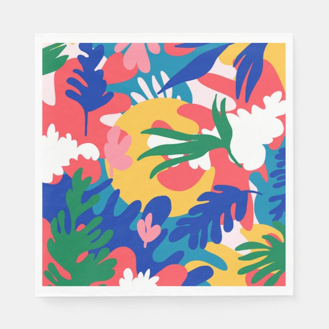 Mexikanischer Sommer Serviette (Vorderseite)