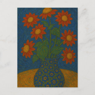 Mexikanischer Sonnenblumen Postkarte