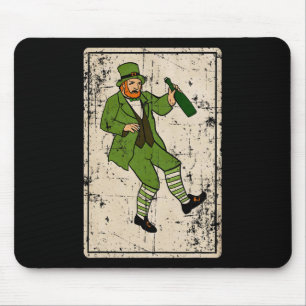 Mexikanischer St Patricks Day und Cinco de Mayo Gi Mousepad