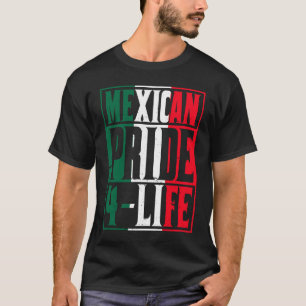 Mexikanischer Stolz 4 Leben Mexiko Flagge Vintage T-Shirt