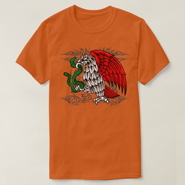 Mexikanischer Stolz mexikanische Wappen - Mexikani T-Shirt (Design vorne)