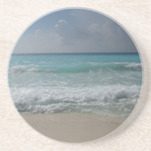 Mexikanischer Strand-Untersetzer Sandstein Untersetzer