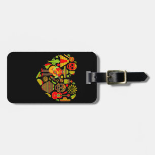 Mexikanischer Tag des toten Mexiko Gepäckanhänger