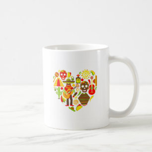 Mexikanischer Tag des toten Mexiko Tasse