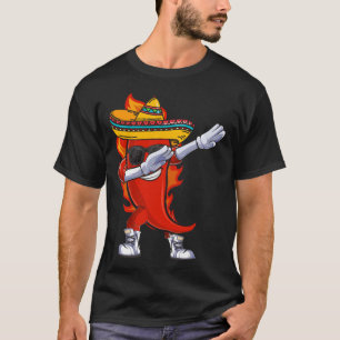 Mexikanischer Tag mit Chilly Dabbing mexikanischer T-Shirt