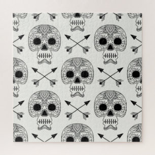 Mexikanischer Totenkopftag der Toten Puzzle