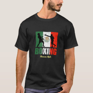Mexikanischer Vintage-Boxsport T-Shirt