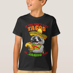Mexikanischer Waschbär Cinco de Mayo lustig süß es T-Shirt