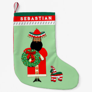 Mexikanischer Weihnachtsmann Kleiner Weihnachtsstrumpf