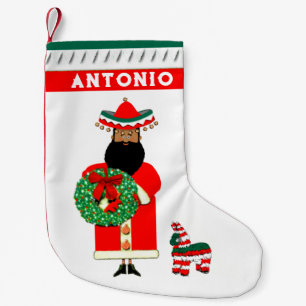 Mexikanischer Weihnachtsmann Kleiner Weihnachtsstrumpf