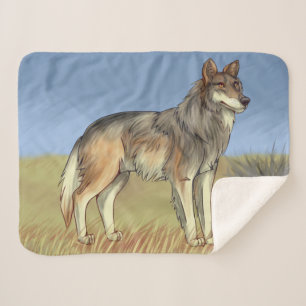 Mexikanischer Wolf Sherpadecke