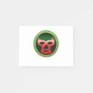 Mexikanischer Wrestling Mask Lucha Libre Post-it Klebezettel