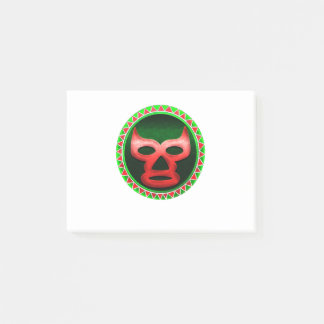 Mexikanischer Wrestling Mask Lucha Libre Post-it Klebezettel