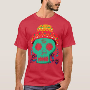 Mexikanischer Zuckerschädel T-Shirt