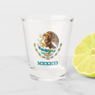 Mexikanisches Adlerwappen, Fahne/Party Schnapsglas